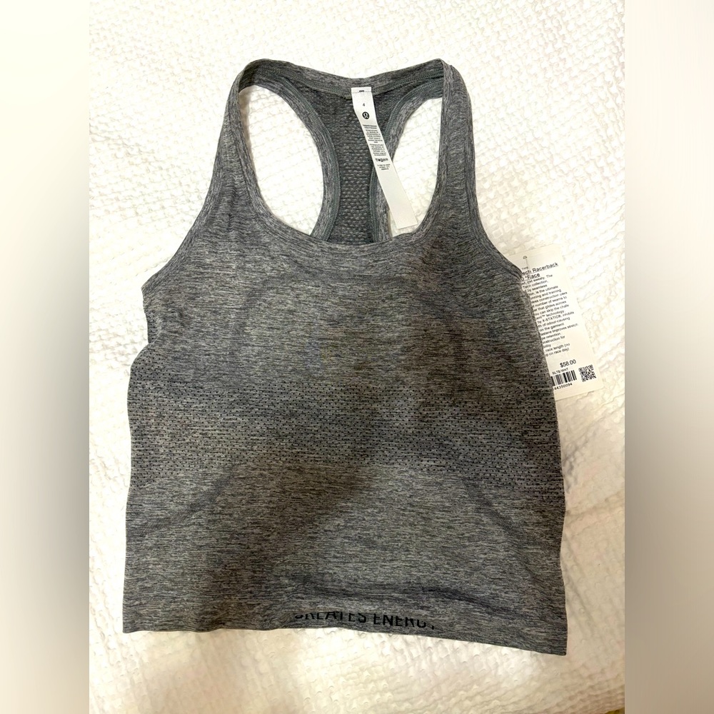 🍋 NWT Lululemon Swiftly Tech Racerback Tank Top 2.0 *Race Length